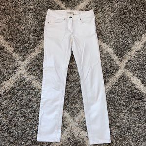 Women’s Burberry white skin jeans